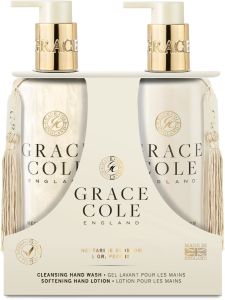 Grace Cole Hand Care Duo Gift Set Nectarine Blossom & Grapefruit