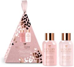 The Luxury Bathing Company Gift Set Sweet Vanilla & Almond Glaze Mini Body Duo
