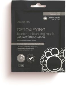 BeautyPro Detoxifying Foaming Mask With Activated Charcoal