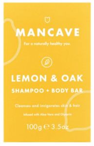 ManCave Lemon & Oak Shampoo Body Bar (100g)