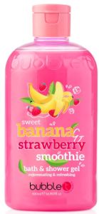 Bubble T Bath & Shower Gel Strawberry & Banana (500mL)