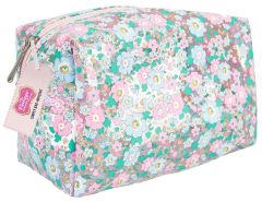 The Vintage Cosmetic Company Make-up Bag Periwinkle Floral