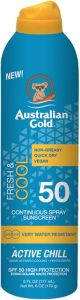 Australian Gold SPF 50 Continius Spray Active Chill (177mL)