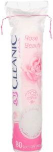 Cleanic Rose Beauty Cotton Pads (80psc)