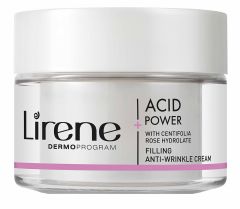 Lirene Acid Power Filling Anti-Wrinkle Cream With Centifolia Rose Hydrolate (50mL)