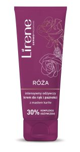 Lirene ROSE Intensely Nourishing Hand and Nail Cream with Karite Butter (75mL)