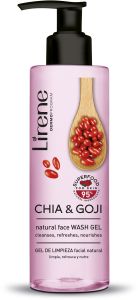 Lirene Superfood 95% Natural Chia&Wolfberry Natural face Washing Gel (190mL)