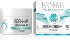 Eveline Cosmetics 3D-Collagen Lift Intense Anti-Wrinkle Day & Night Cream (50mL)
