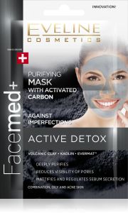 Eveline Cosmetics Facemed Purifying Face Mask With Activated Carbon (2x5mL)
