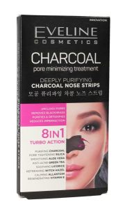 Eveline Cosmetics Deeply Purifying Charcoal Nose Strips (2pcs)