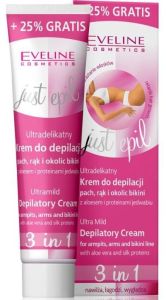 Eveline Cosmetics Just Epil! Ultra Mild Depilatory Cream 3in1 For Senstive Area (125mL)