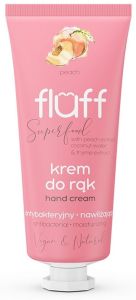 Fluff Hand Cream Antibacterial & Moisturizing Peach (50mL)