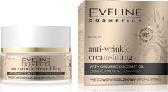Eveline Cosmetics Organic Gold Anti-Wrinkle Lifting Face Cream With Coconut Oil (50mL)