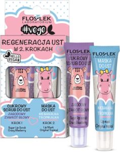 Floslek Vege Lip Care Lip Nourishment (Scrub + Mask)