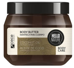 Hello Nature Body Butter Coconut Oil Moisture & Repair (250mL)
