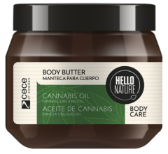 Hello Nature Body Butter Cannabis Oil Firmness & Relaxation (250mL)
