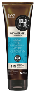 Hello Nature Shower Gel Argan Oil Smoothness & Beauty (250mL)