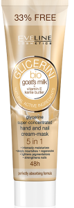 Eveline Cosmetics Glycerine Hand & Nail Cream-Mask With Goat's Milk (100mL)