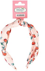 The Vintage Cosmetic Company Knotted Headband Cherry Print