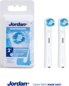 Jordan Electrical Toothbrush White Brush Heads 2-pack