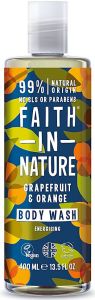 Faith in Nature Energising Shower Gel/Foam Bath Grapefruit&Orange (400mL)
