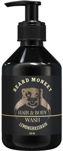 Beard Monkey Hair&Body Shampoo Lemongrass (250mL)