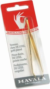 Mavala Claw Deluxe Tweezers Gold Tip