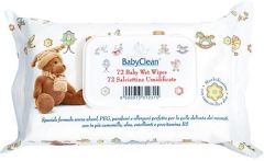 Baby Clean Baby Wet Wipes Pack with Plastic Lid (72psc)