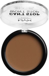 NYX Professional Makeup Can't Stop Won't Stop Powder Foundation (10,7g) Cappuchino