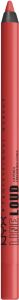 NYX Professional Makeup Shout Loud Lip Liner (1.2g) 11 Rebel Red