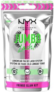 NYX Professional Makeup Jumbo Set! Jumbo Lashes & Liner + Adhesive 01 Fringe Glam
