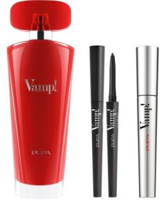 Pupa Vamp! Gift Set Red EDP (100mL) + Mascara (9mL) + Eye Pencil (0,35g)