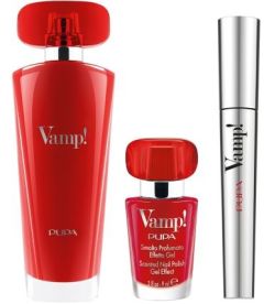 Pupa Vamp! Gift Set Red EDP (50mL) + Mascara (9mL) + Nail Polish (9mL)