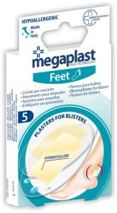Megaplast Feet Hydrocolloid Blister Plasters (5pcs)