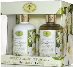 Fiorentino Gardenia Liquid Soap & Shower Gel Gift Set