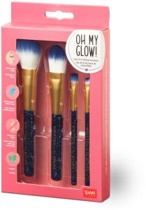 Legami Makeup Brushes Set Oh My Glow!