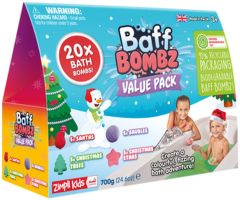 Zimpli Kids Baff Bombz Christmas 20 Pack (20x35g)