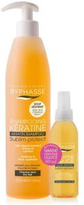 Byphasse Shampoo With Liquid Keratin Dry Hair (520mL) + FREE Weekend Keratin Liquid Dry Hair (60mL)