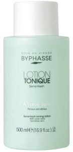 Byphasse Sensi-Fresh Toning Lotion With Aloe Vera Skin (500mL)