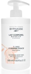 Byphasse Nourishing Body Milk With Sweet Almond Oil Dry Skin (500mL)