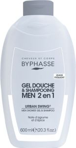 Byphasse Urban Swing White Men Shower Gel-Shampoo (600mL)