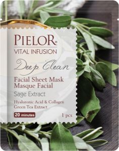 Pielor Vital Infusion Facial Sheet Mask Deep Clean (25mL)
