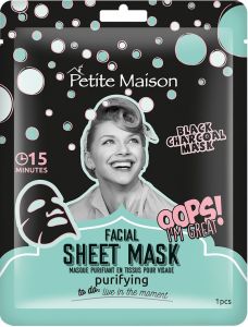 Petite Maison Facial Sheet Mask Purifying Black Charcoal (25mL)