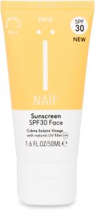 Naïf Natural Sunscreen Face SPF30 with Natural UV Filter (50mL)