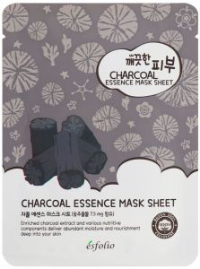 Esfolio Pure Skin Charcoal Essence Mask (25mL)