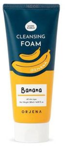 Orjena Smile Day Banana Cleansing Foam  (180mL)