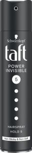 Taft Power Invisible Hairspray (250mL)