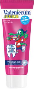 Vademecum Kids Toothpaste Junior 6+ Strawberry (75mL)