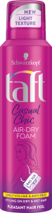Taft Casual Chic Air Dry Foam (150mL)