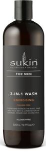 Sukin Mens Shampoo 3in1 Energising (500mL)